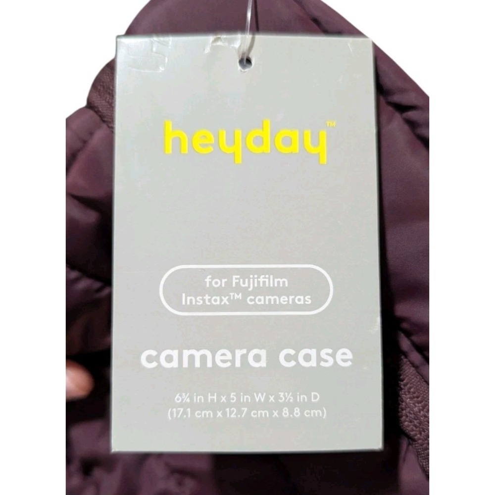 Heyday Camera Case For Fujifilm Instax Cameras & Storage 6.75 x 5 x 3.5 (Inches) - Picture 2 of 2